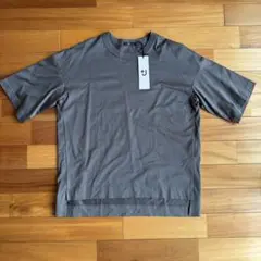 UNIQLO プラスJ スーピマコットンオーバーサイズT ダークグレー