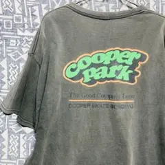cooper park 鬼フェード 半袖 刺繍 Tシャツ プリントクラック