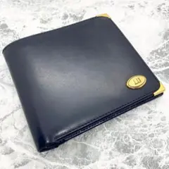 dunhill ダンヒル 二つ折り財布 レザー ブラック コンパクト