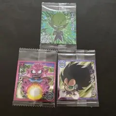ドラゴンボール　ウエハース シール　３枚セット
