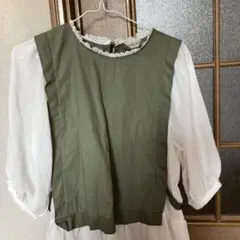 サマンサモスモス2 ＳＭ2カーキブラウス