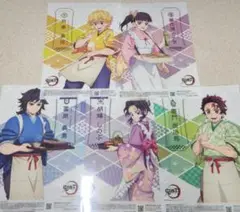 セブンイレブン限定 鬼滅の刃 クリアポスター コンプリートセット