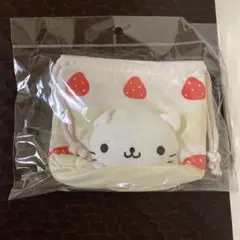 【新品未開封】ぬいぐるみフェイス巾着 にゃんにゃんにゃんこ