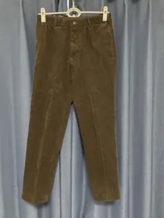 ユニクロ　ダークブラウン コーデュロイ スリムフィットパンツ サイズS