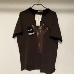 08製　OLD UNIQLO ジャンミシェルバスキア　リンガーTシャツ