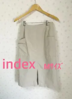 index ベージュ Mサイズ タイトスカート