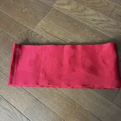 赤 ドット模様 半幅帯