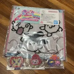 たまごっち　一番くじ　みみっち　ハンドタオル　ラバーチャーム