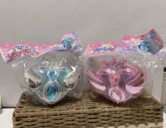 光る！音付エンジェルハートブレスレット 2種類セット