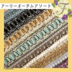 【計21ｍ以上】 Ⓕ ブレード アーリーオータムアソート セット 手芸 リメイク