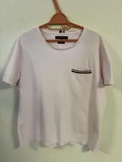 TOMMY HILFIGER 薄ピンク Tシャツ L