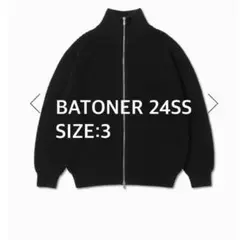 BATONER ドライバーズニット　24ss size:3