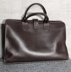 ダークブラウン レザー ビジネスバッグ！