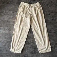 超ビッグシルエット トミーヒルフィガー バギーワイド ベージュ メンズ 古着