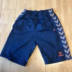 hummel ネイビー ハーフパンツ