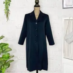 ロングコート【F】シングル 内面水玉 秋冬 j1272
