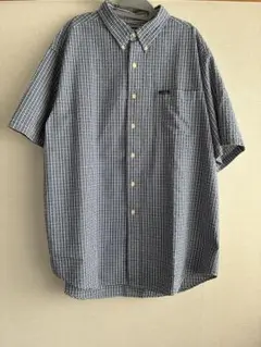 90s CHAPS Ralp Lauren シアーサッカーシャツ