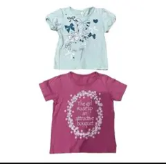 ベルメゾン 女の子 Tシャツ２枚130㎝