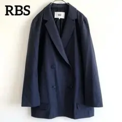 美品◆RBS アールビーエス　ダブルブレストジャケット【0】オフィス　大人きれい