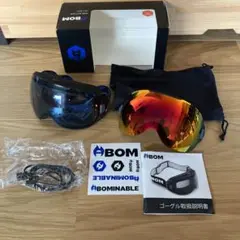 ABOM ゴーグル 22-23 希少　美品　即購入OK ABOM ゴーグル 22-23 希少美品即購入OK