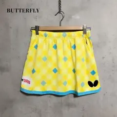 新品タグ付　BUTTERFLY 特注ユニフォームスカート スコート　卓球　M