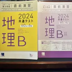 2024 共通テスト 地理 B 直前演習