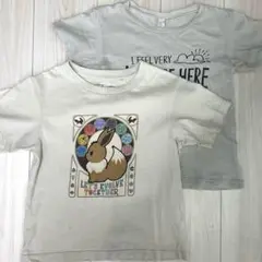 Tシャツ 2枚セット　イーブイ　120 130 ユニクロ　アプレレクール