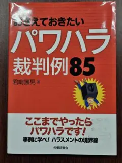 おさえておきたいパワハラ裁判例85