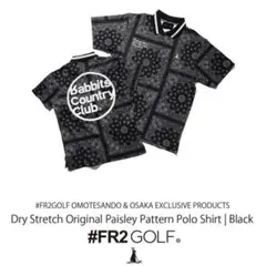 FR2GOLF 大阪オープン限定 キャップ　白　ペイズリー fr2 ゴルフ　刺繍 FR2GOLF 大阪オープン限定 キャップ 白 ペイズリー fr2 ゴルフ