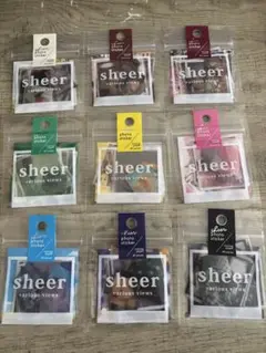 シール　sheer various views 9カラー