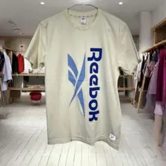 Reebok リーボック ブランド ロゴ プリント Tシャツ M