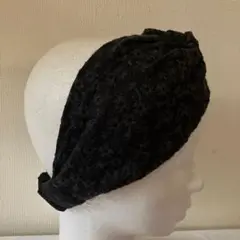 スモールフラワー刺繍　ハンドメイド　クロスターバン