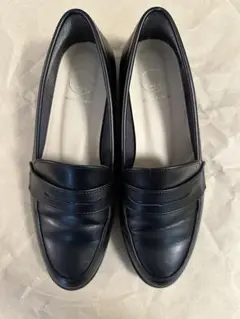 スムースブラックローファー 24cm