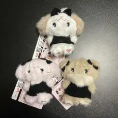 mikko characters BLACK RIBBONマスコット 3種セット