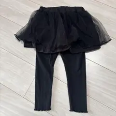 新品同様✳︎devirock チュール付きレギンス 黒