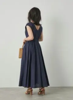 【cohina】カップつきバックオープンドッキングワンピースXSサイズ