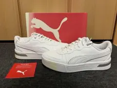 ●未使用 PUMA skye metallic ボリュームソールコートスニーカー