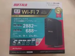 BUFFALO Wi-Fi 7 ルーター WSR-3600BE4P/D8K