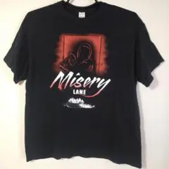 美品　ミザリー　misery　lane ホラー 　Tシャツ　黒　XL