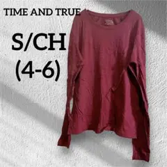 TIME AND TRUE 【S/CH】パープル長袖Tシャツ S/CH