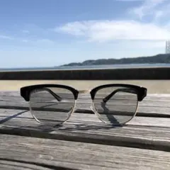 ▫︎サーモント ウェリントン サングラス グレーカラーレンズ