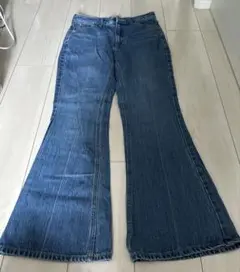 Lee ハイウエストフレアデニムパンツ ブルー