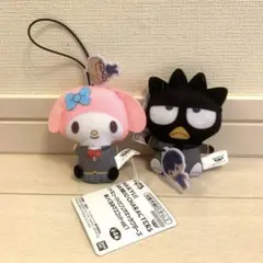 ハイキュー　サンリオ ぬいぐるみマスコット 月島蛍 マイメロディ　バツ丸