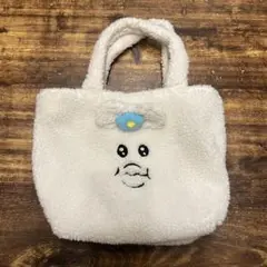 んぽちゃむ　ホワイトトートバッグ