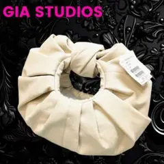 タグ付き 未使用 GIA STUDIOS ギャザー ミニ ハンドバッグ 白系 2025年最新】gia studiosの人気アイテム - メルカリ