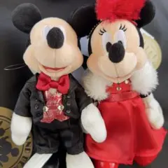 ディズニーシー ビッグバンドビート ぬいぐるみバッジ ミッキー ミニー