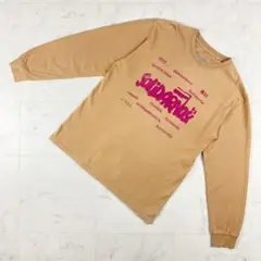 シュプリーム humble フロントプリント ロンT ベージュ M*NB1173