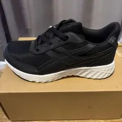 ランドマスター　アキレス　軽量ブラックスニーカー　防水　サイズ24.5