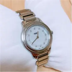FENDI 腕時計 クオーツ クラシコラウンド 12Pダイヤ付
