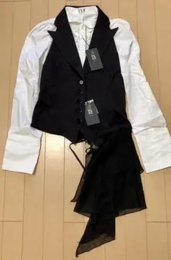 BLACK PEASE NOWブラウス&ベストセット